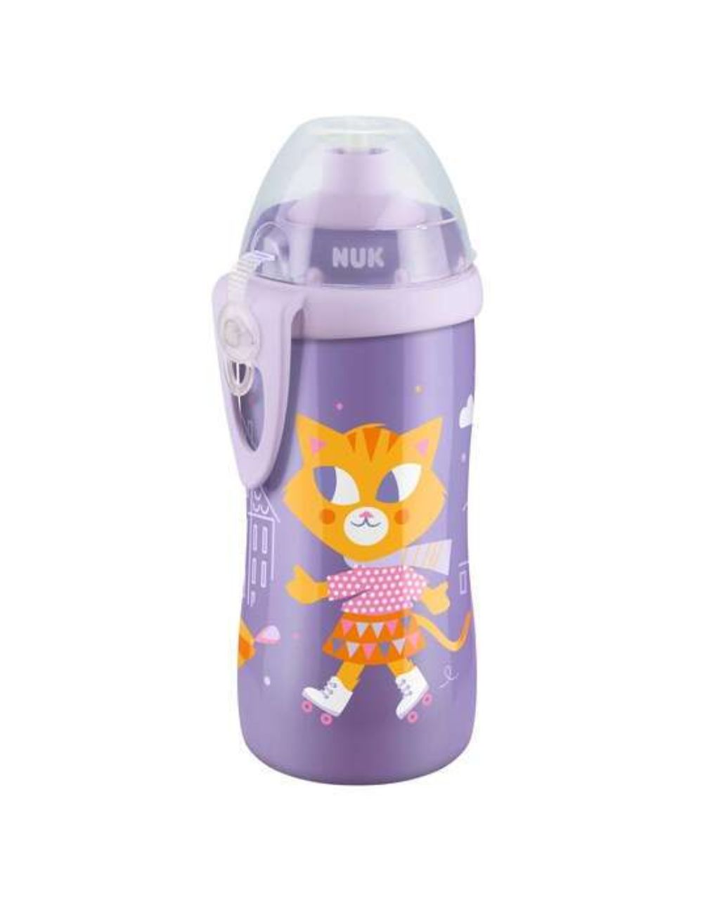 Nuk first choice junior cup παγούρι με κλιπ & καπάκι push-pull 300ml 18m+ (διάφορα σχέδια) - Nuk