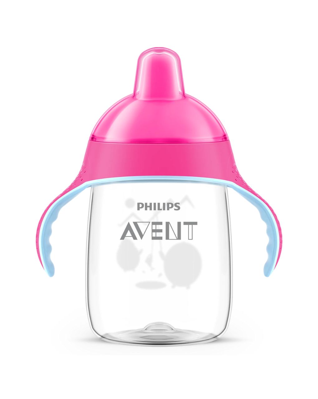 Philips avent ποτηράκι με λαβές 340ml 18m+ ροζ, scf755/07 - Philips Avent