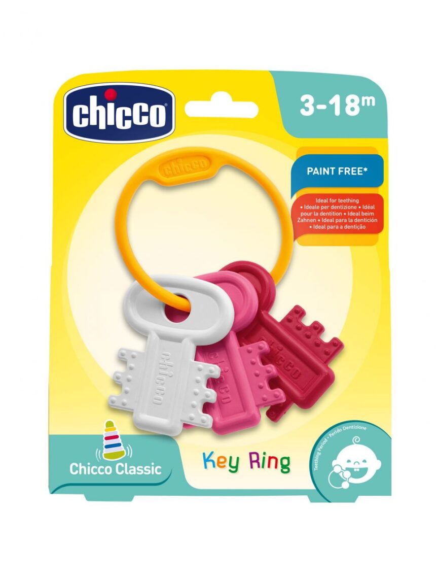 Chicco χρωματιστά κλειδιά ροζ y02-63216-10 - Chicco