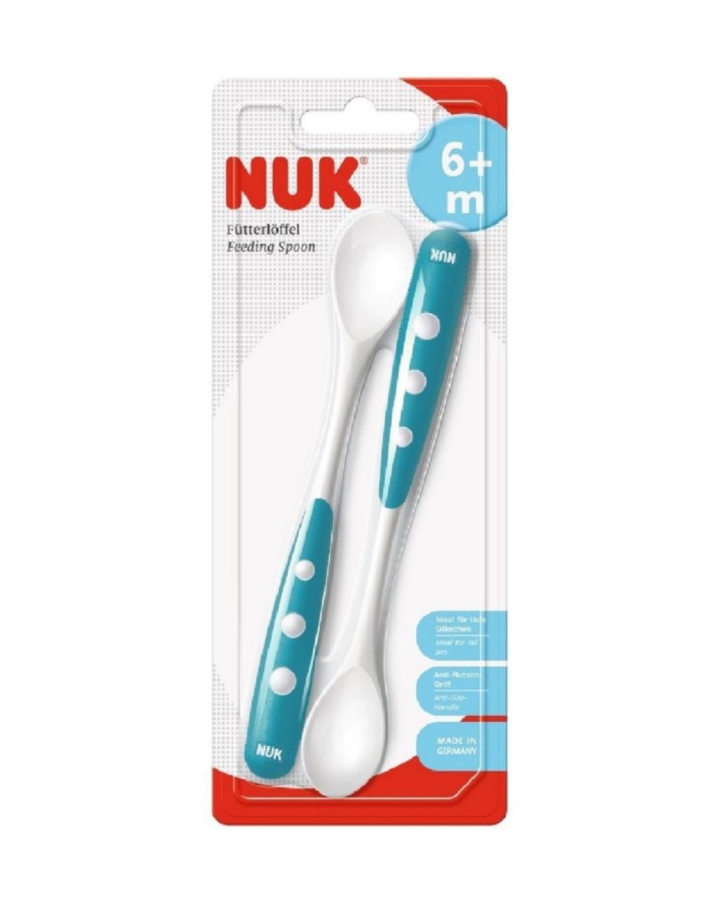 Nuk easy learning  κουταλάκι φαγητού 6m+ 2τμχ (3 σχέδια) 10255053 - Nuk