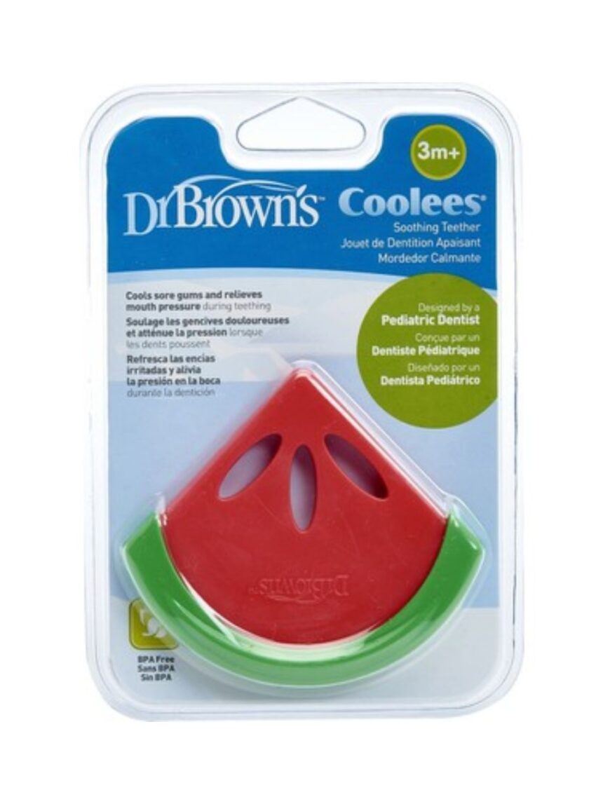Dr. brown's δροσιστικός κρίκος οδοντοφυΐας καρπούζι 3m+ te220p2 - Dr Browns