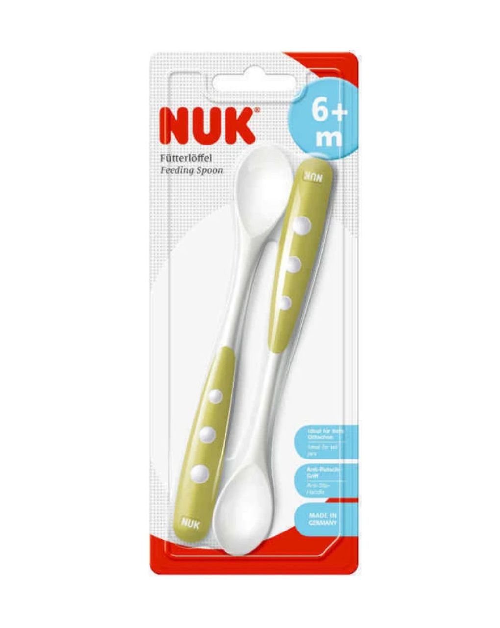 Nuk easy learning  κουταλάκι φαγητού 6m+ 2τμχ (3 σχέδια) 10255053 - Nuk