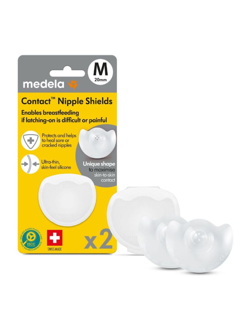 Medela ψευδοθηλές contact™  nipple shields (m) 2τμχ - Medela