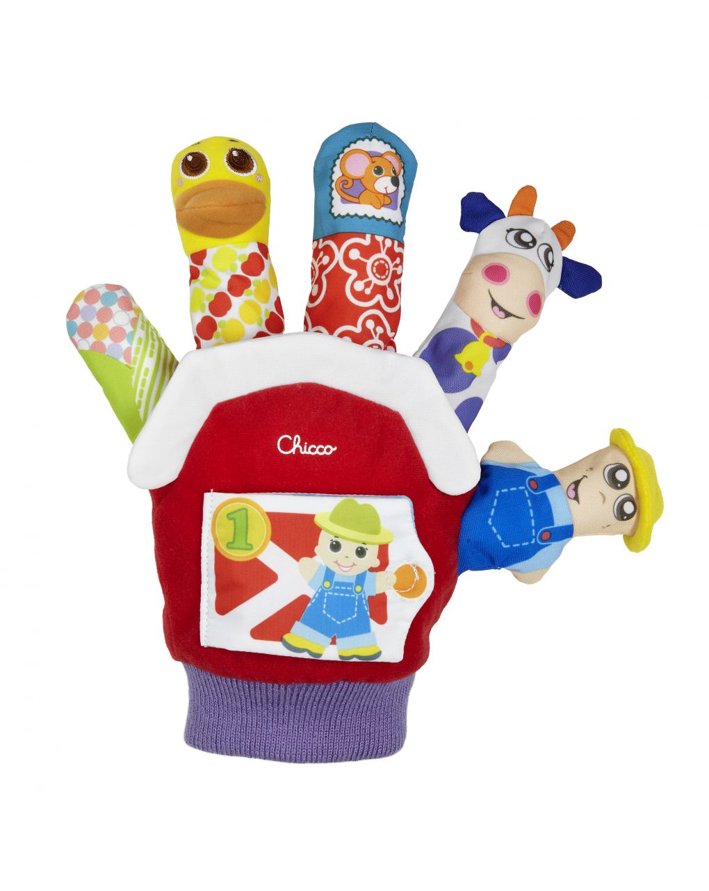 Chicco εκπαιδευτικό γάντι με μαριονέτες y03-07651-00 - Chicco