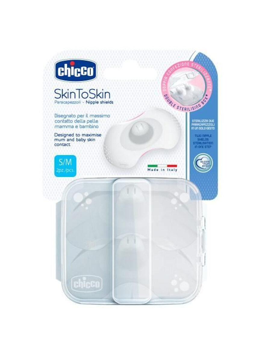 Chicco δίσκοι στήθους σιλικόνης s/m 2τμχ 9033000000 - Chicco