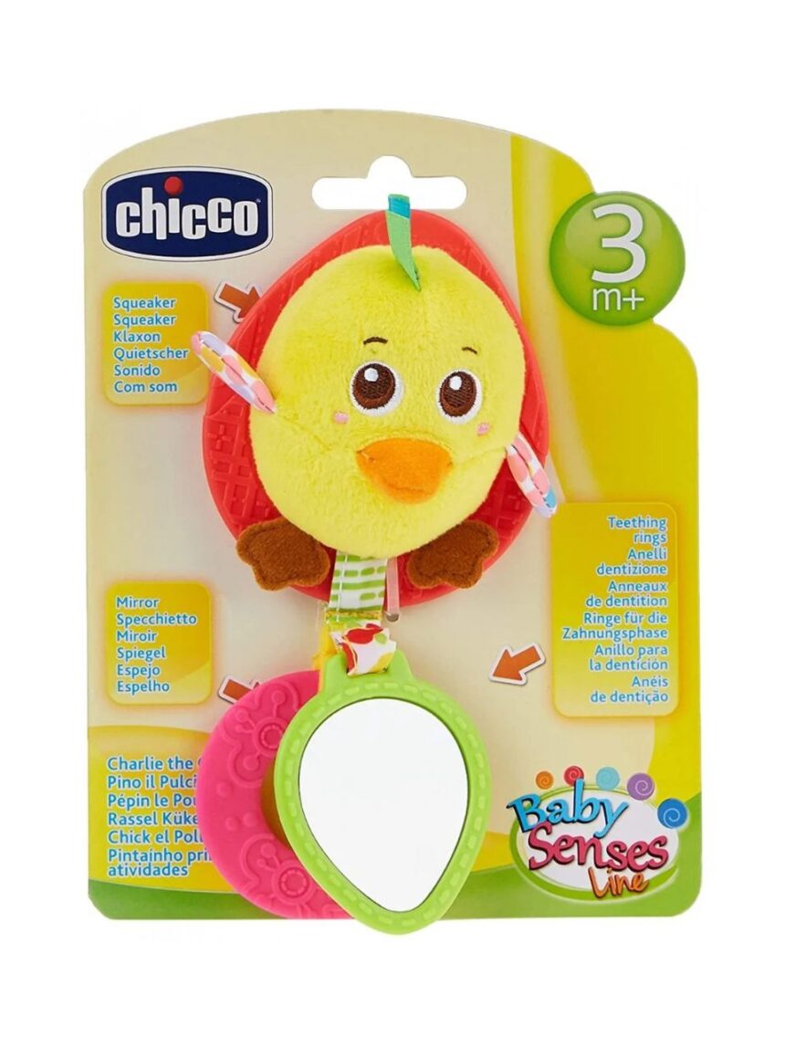 Chicco κουδουνίστρα τσάρλι το κοτοπουλάκι y02-07650-00 - Chicco