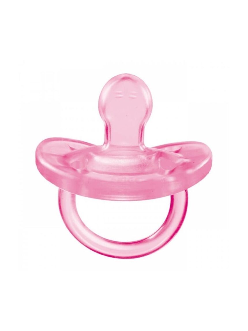 Chicco physio soft silicone πιπίλα σιλικόνης 6-12m ροζ c60-02712-11 - Chicco