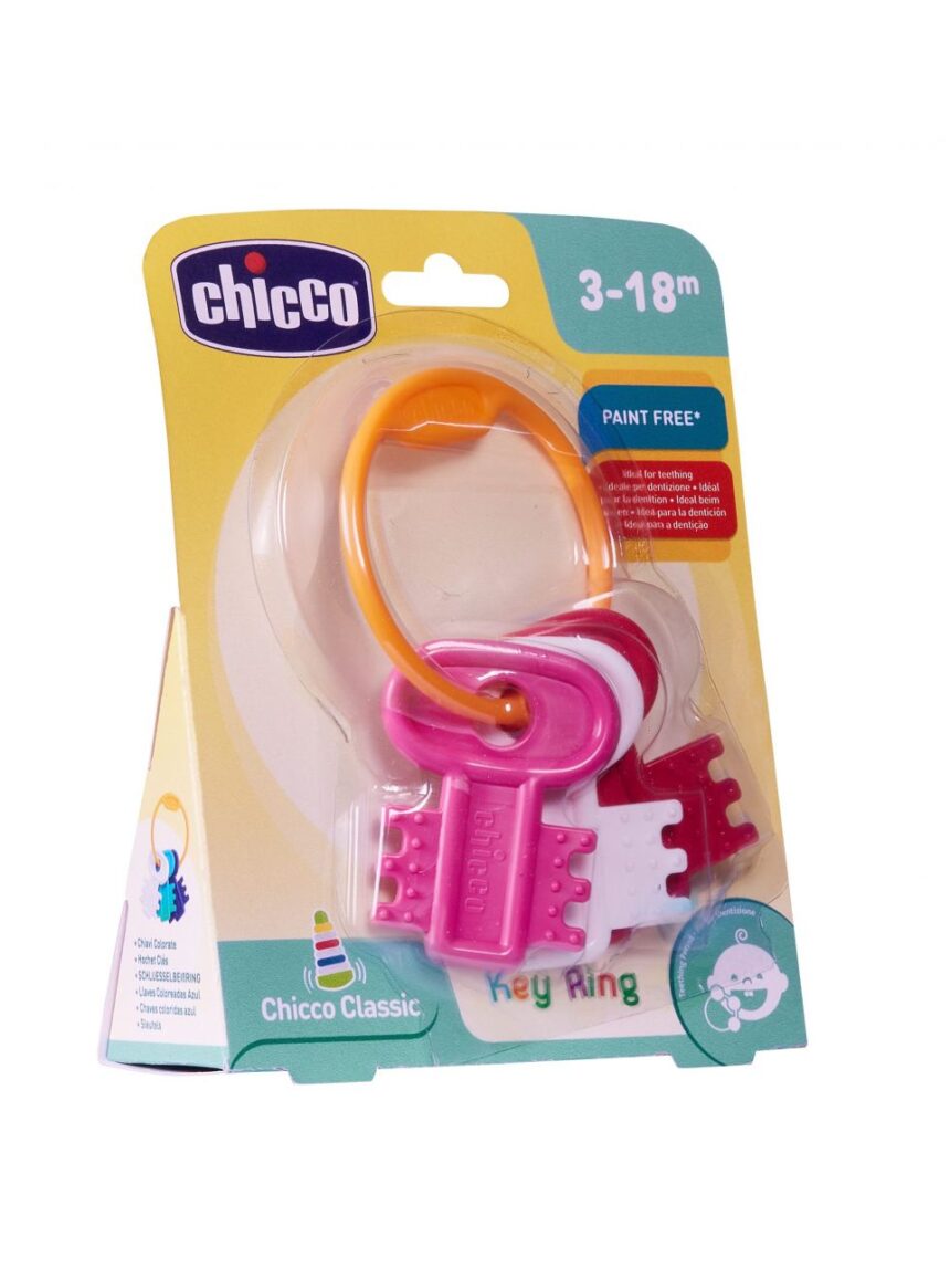 Chicco χρωματιστά κλειδιά ροζ y02-63216-10 - Chicco