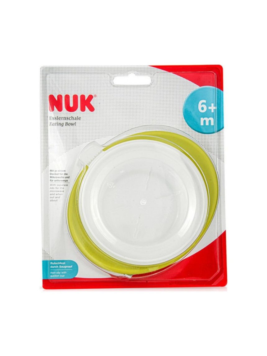 Nuk easy learning μπολ φαγητού με 2 καπάκια 6m+ 10.255.192 (2 χρώματα) - Nuk