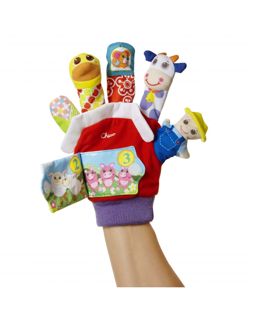 Chicco εκπαιδευτικό γάντι με μαριονέτες y03-07651-00 - Chicco