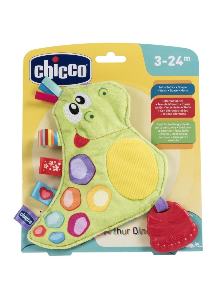 Chicco κουδουνίστρα αστείος δεινόσαυρος y02-07894-00 - Chicco