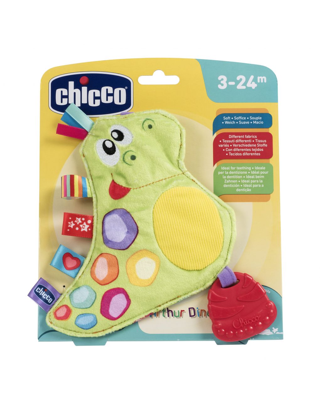 Chicco κουδουνίστρα αστείος δεινόσαυρος y02-07894-00 - Chicco