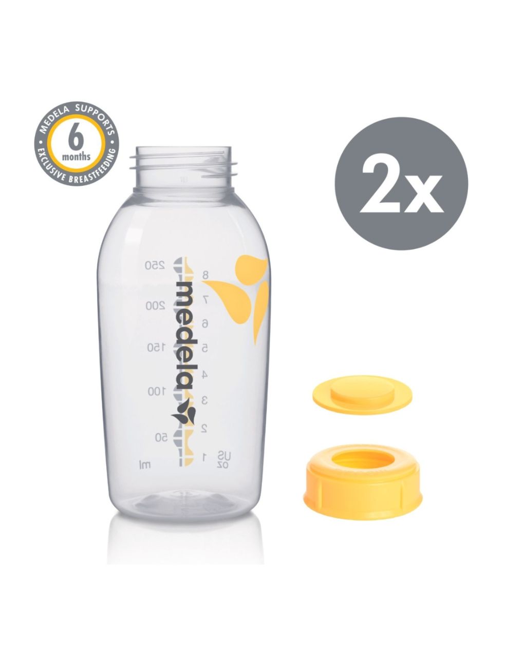 Medela breast milk bottles φιάλες μητρικού γάλακτος 250ml 2τμχ - Medela