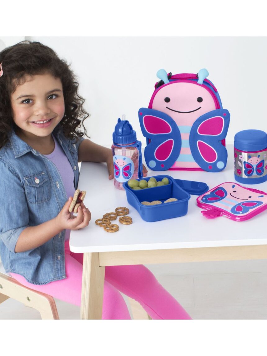 Skip hop zoo φαγητοδοχείο - θερμός 325ml butterfly 29-2903005-05 - SKIP HOP