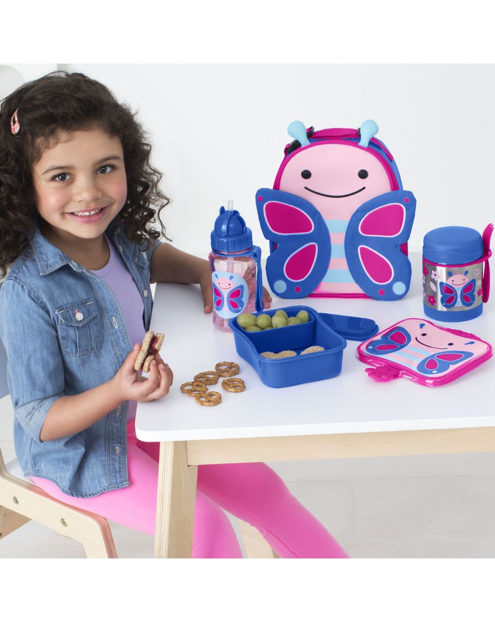 Skip hop zoo φαγητοδοχείο - θερμός 325ml butterfly 29-2903005-05 - SKIP HOP