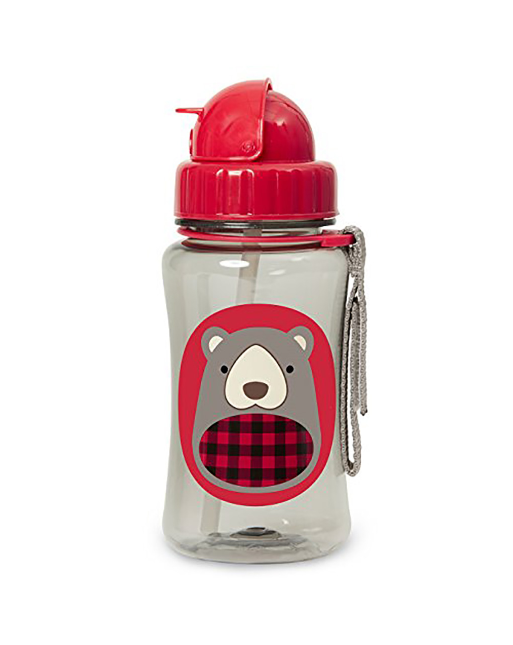 Skip hop εκπαιδευτικό παγούρι με καλαμάκι zoo bear 350ml - SKIP HOP