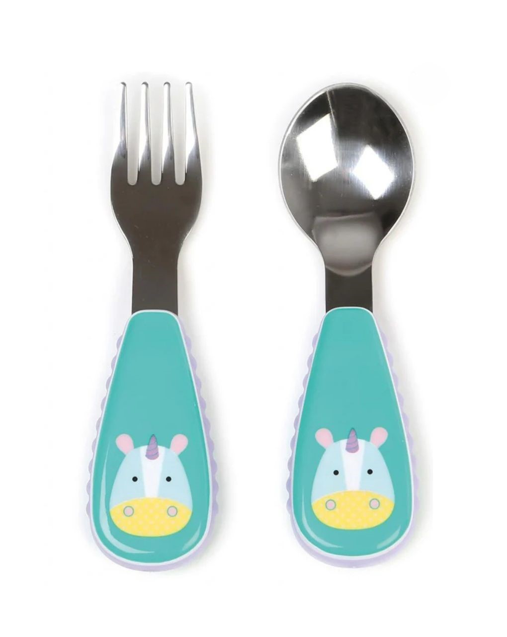 Skip hop zoo utensil σετ κουτάλι & πιρούνι unicorn 29-2903004-06 - SKIP HOP