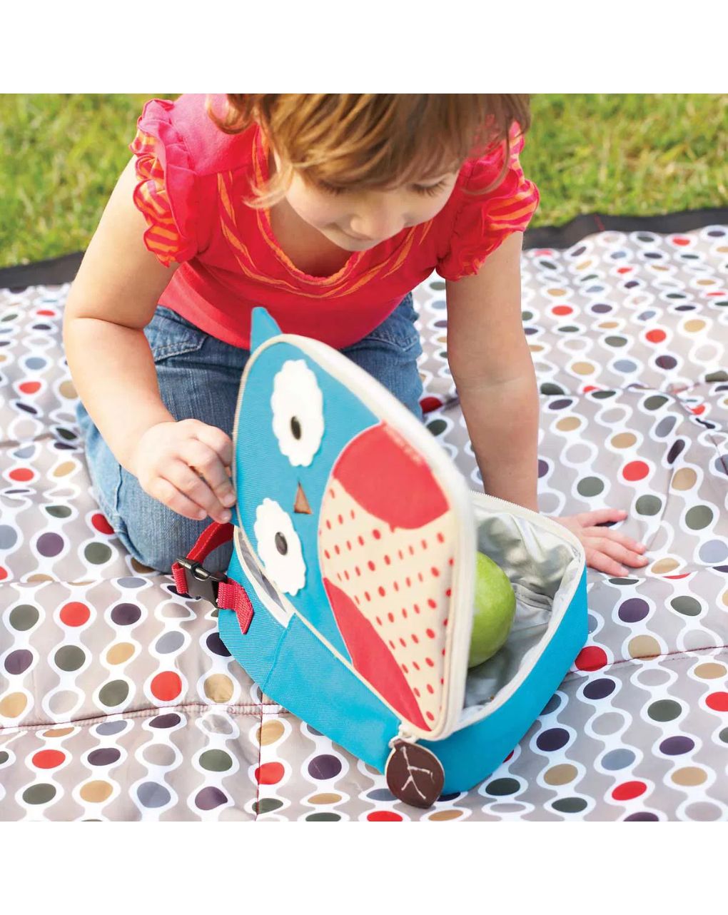 Skip hop zoo τσαντάκι φαγητού owl f709bg011ws01m - SKIP HOP