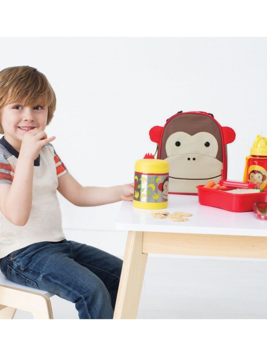 Skip hop zoo φαγητοδοχείο - θερμός 325ml monkey 29-2903005-01 - SKIP HOP