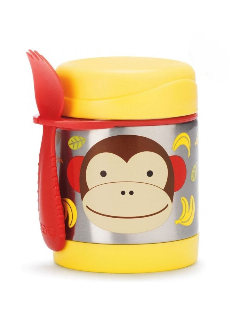 Skip hop zoo φαγητοδοχείο - θερμός 325ml monkey 29-2903005-01 - SKIP HOP