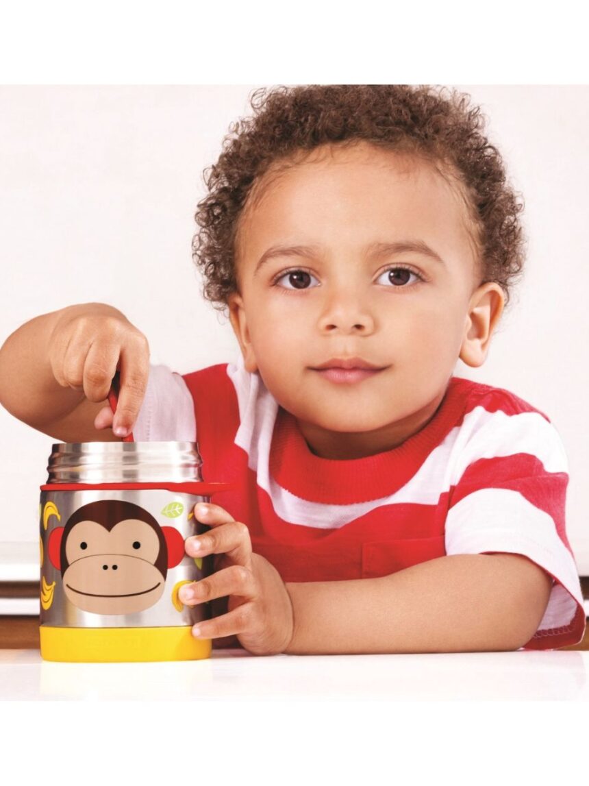 Skip hop zoo φαγητοδοχείο - θερμός 325ml monkey 29-2903005-01 - SKIP HOP