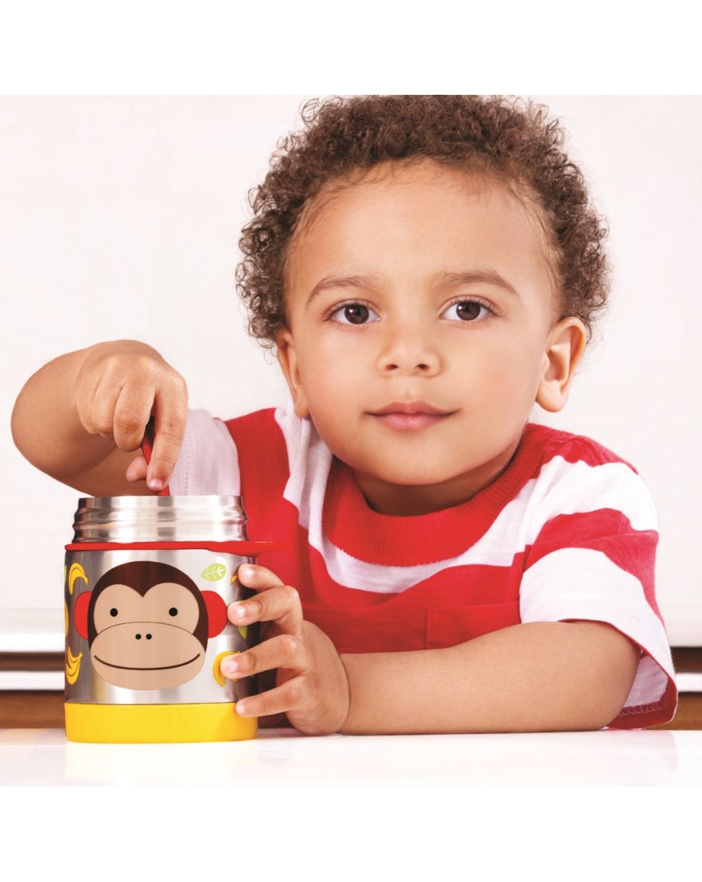 Skip hop zoo φαγητοδοχείο - θερμός 325ml monkey 29-2903005-01 - SKIP HOP