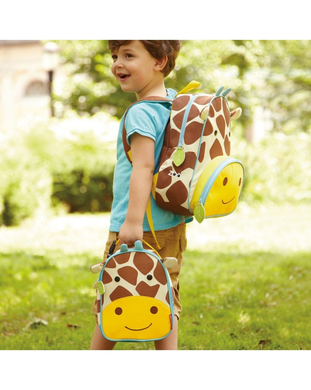 Skip hop zoo παιδική τσάντα πλάτης giraffe f709bg008ws01m - SKIP HOP