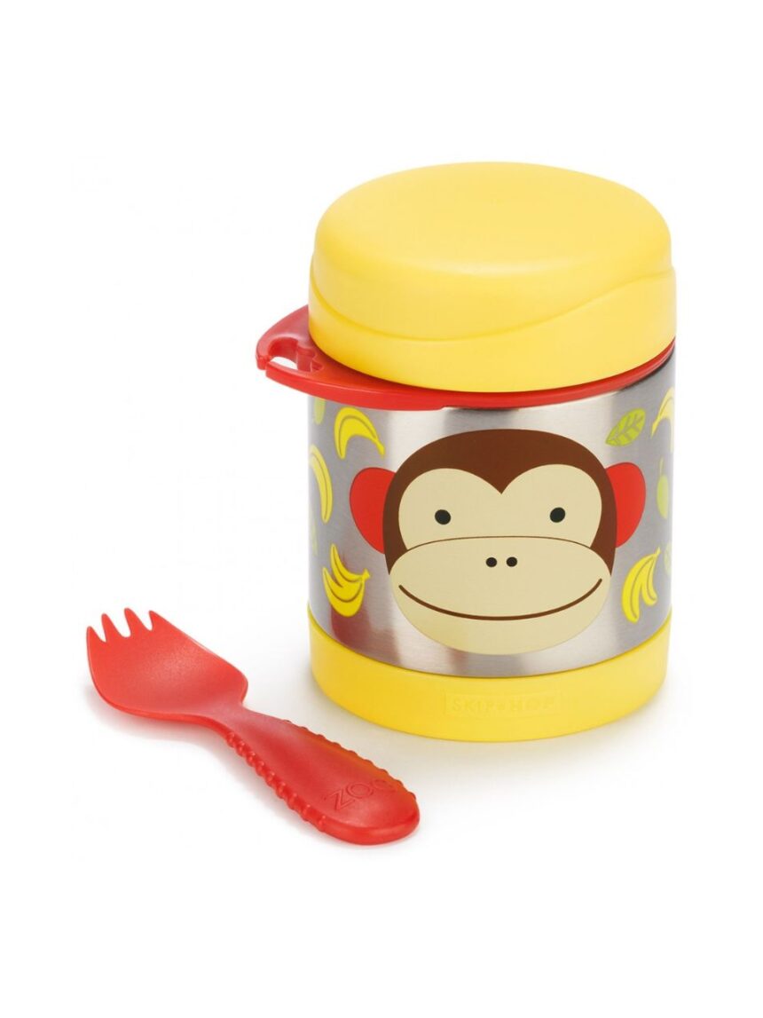 Skip hop zoo φαγητοδοχείο - θερμός 325ml monkey 29-2903005-01 - SKIP HOP