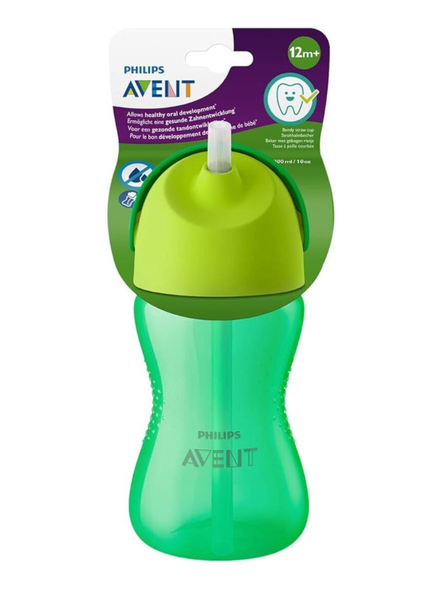 Philips avent ποτηράκι με καλαμάκι πράσινο 300ml scf798/01 - Philips Avent