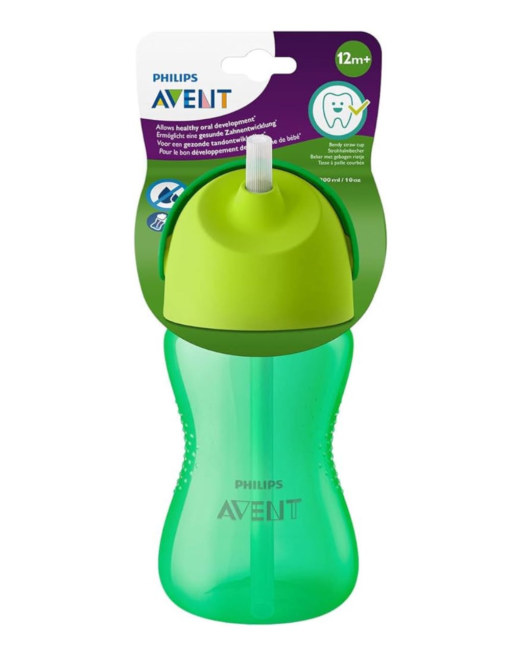 Philips avent ποτηράκι με καλαμάκι πράσινο 300ml scf798/01 - Philips Avent