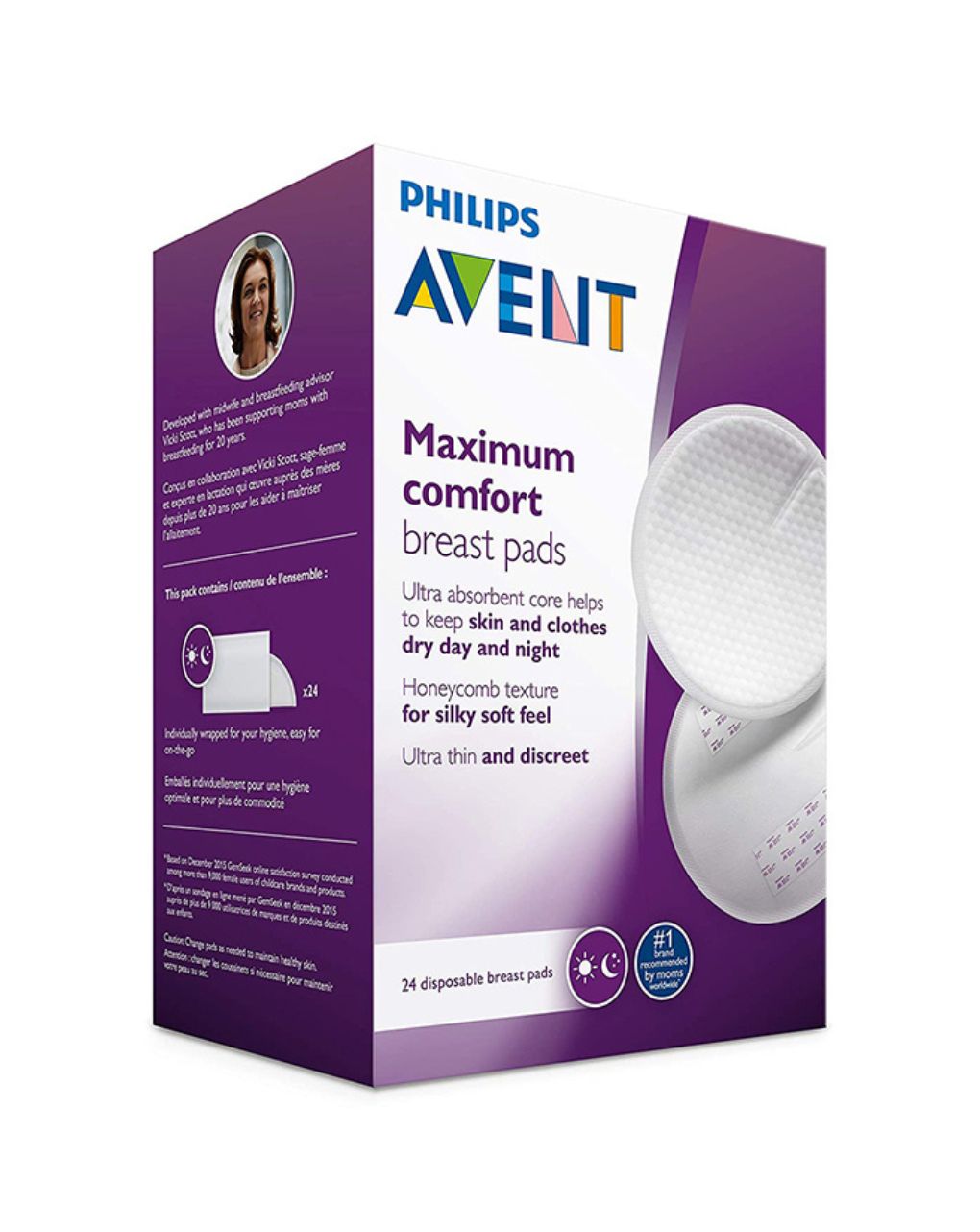 Philips avent επιθέματα στήθους μιας χρήσης 24τμχ, scf254/24 - Philips Avent