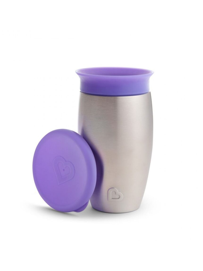 Munchkin εκπαιδευτικό ποτηράκι miracle 360° stainless steel sippy 296ml 12m+ 12370 - Munchkin