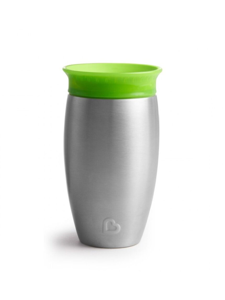 Munchkin εκπαιδευτικό ποτηράκι miracle 360° stainless steel sippy 296ml 12m+ 12370 - Munchkin