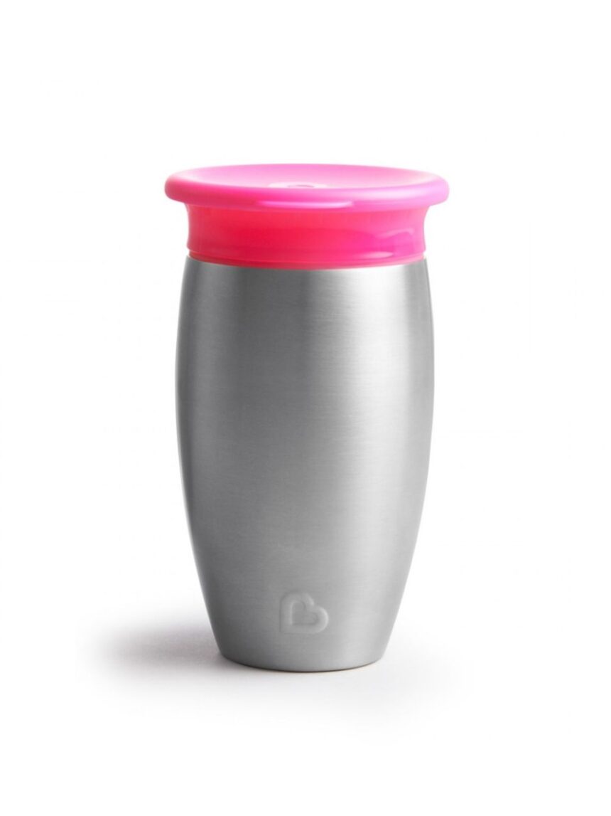 Munchkin εκπαιδευτικό ποτηράκι miracle 360° stainless steel sippy 296ml 12m+ 12370 - Munchkin