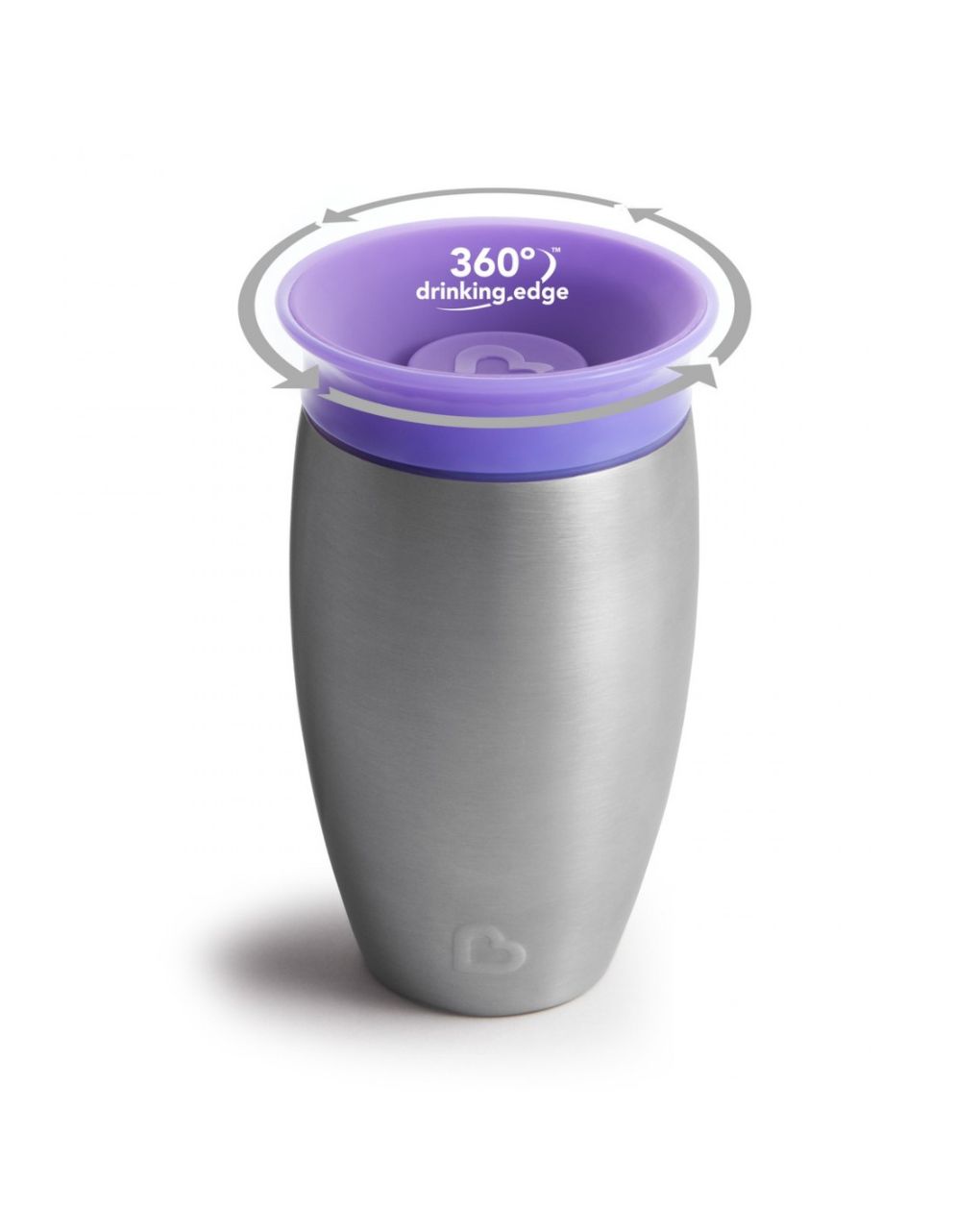 Munchkin εκπαιδευτικό ποτηράκι miracle 360° stainless steel sippy 296ml 12m+ 12370 - Munchkin