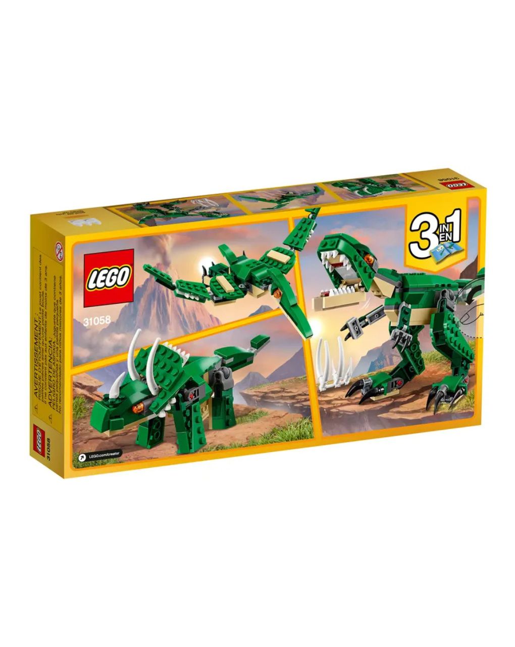 Lego creator mighty dinosaurs 31058 - Lego, Lego Creator