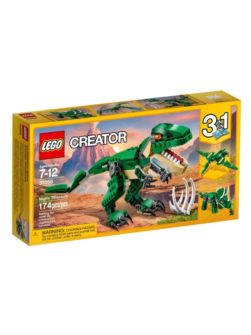 Lego creator mighty dinosaurs 31058 - Lego, Lego Creator