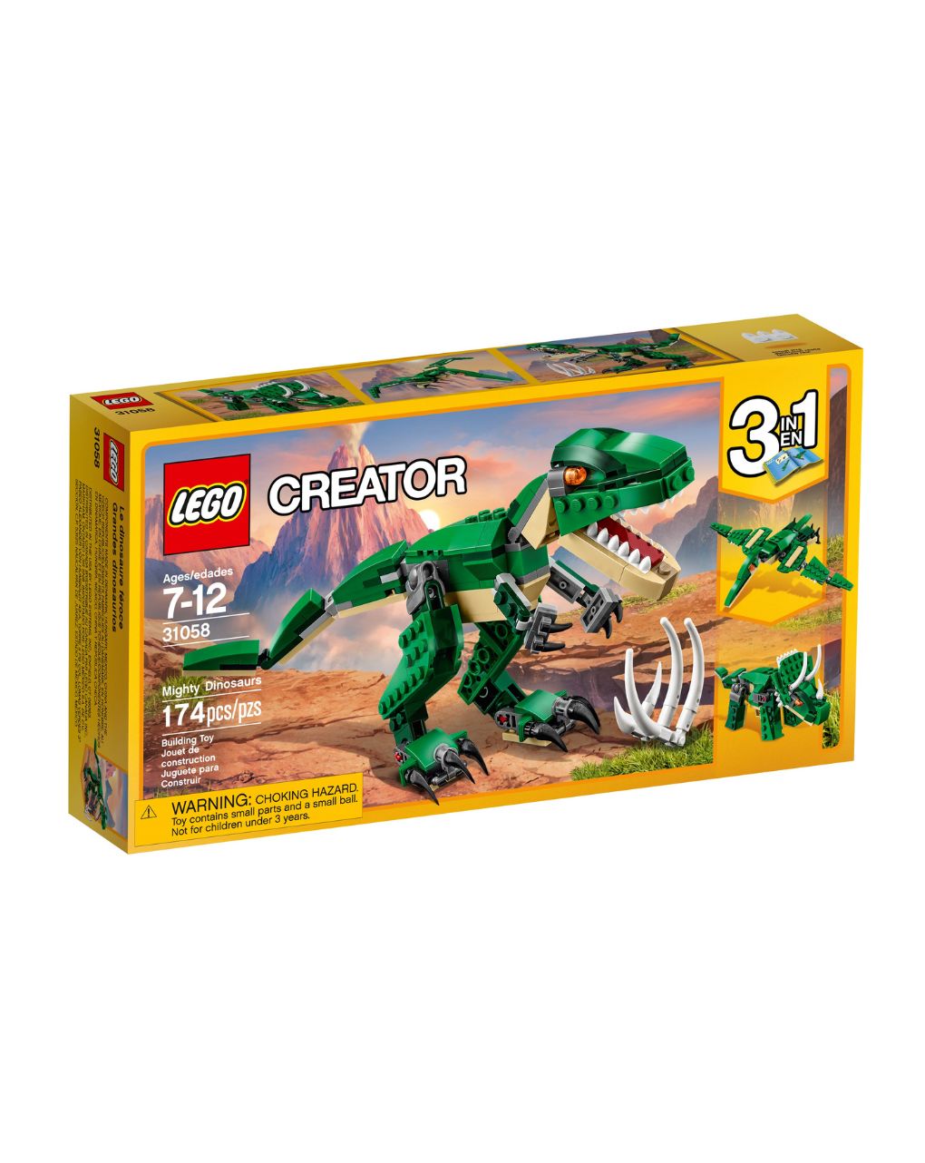 Lego creator mighty dinosaurs 31058