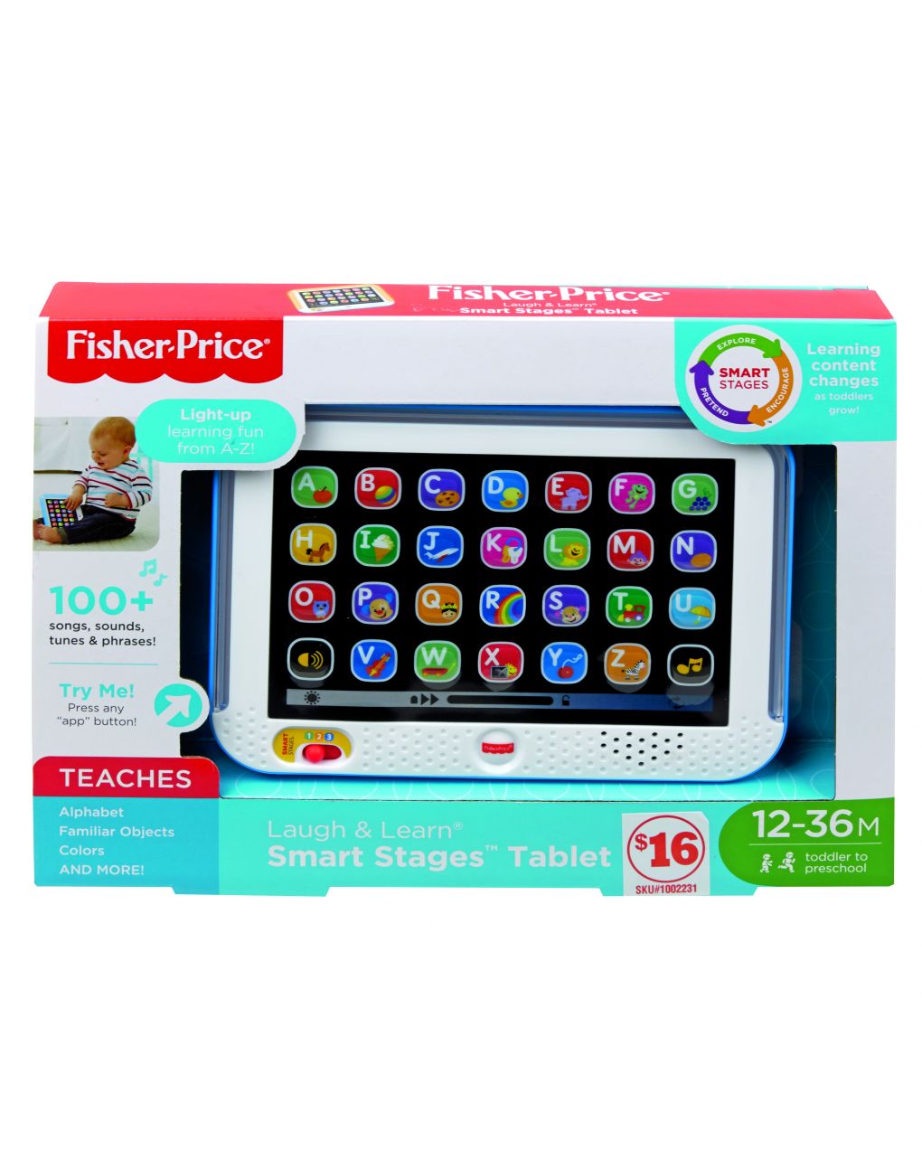 Fisher-price εκπαιδευτικό tablet - μπλε dkk08 - Fisher-Price