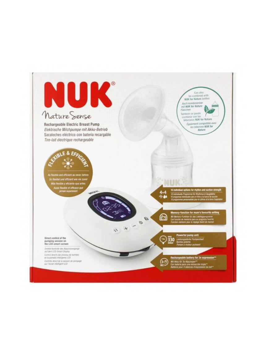 Nuk μονό ηλεκτρικό θήλαστρο nature sense - Nuk