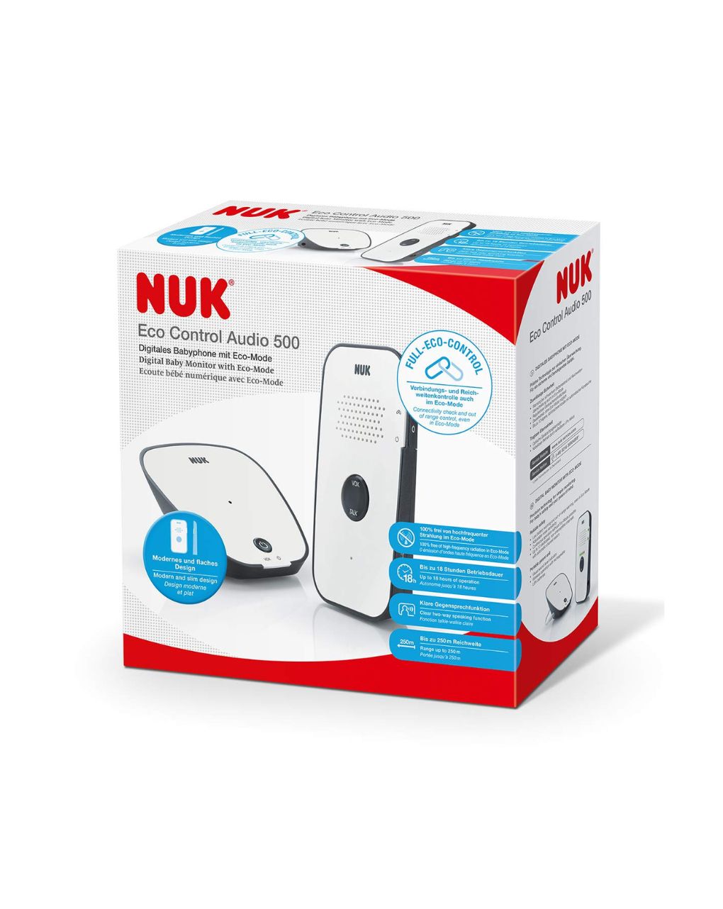 Nuk ενδοεπικοινωνία ήχου eco control audio 500 - Nuk