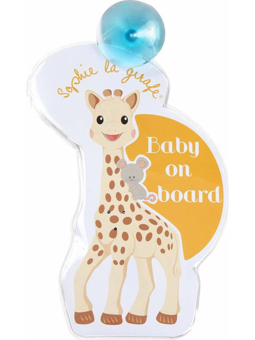 Sophie la girafe baby on board σήμα με φωτάκια αγγλικά - SOPHIE LA GIRAFE