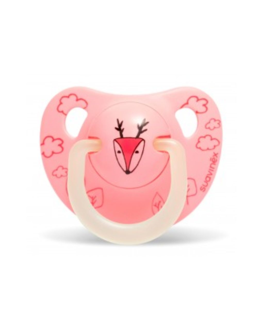 Suavinex - aνατομική πιπίπλα σιλικόνη night deer 0-6m