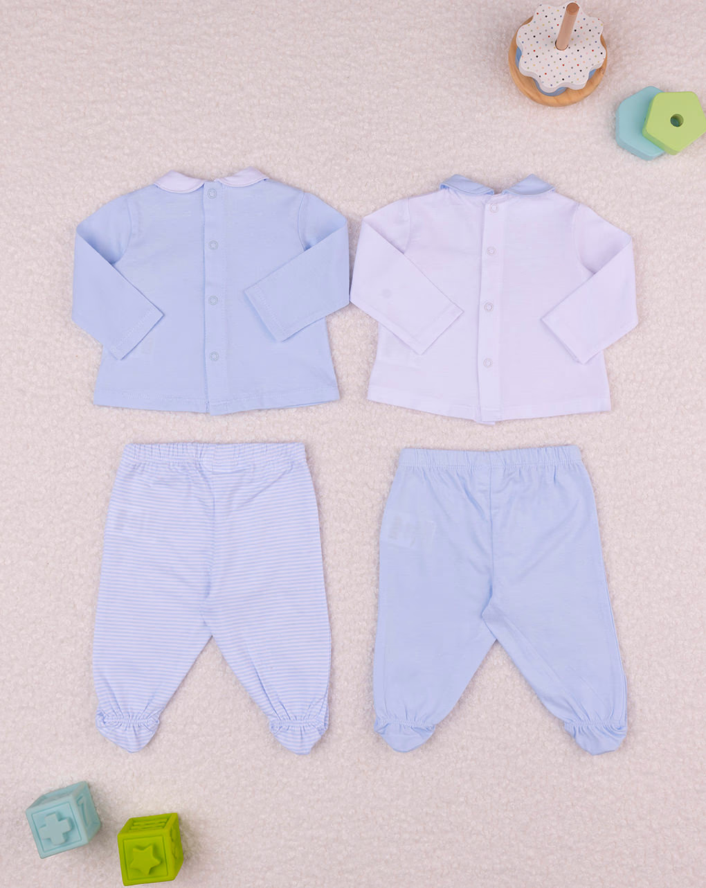 βρεφικά σετ μπλούζες και γκέτες με πάντα για αγόρι - Prénatal