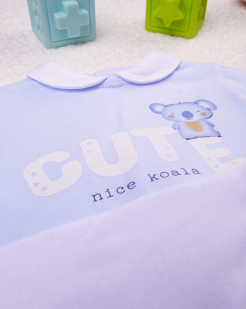 βρεφικά σετ μπλούζες και γκέτες με πάντα για αγόρι - Prénatal