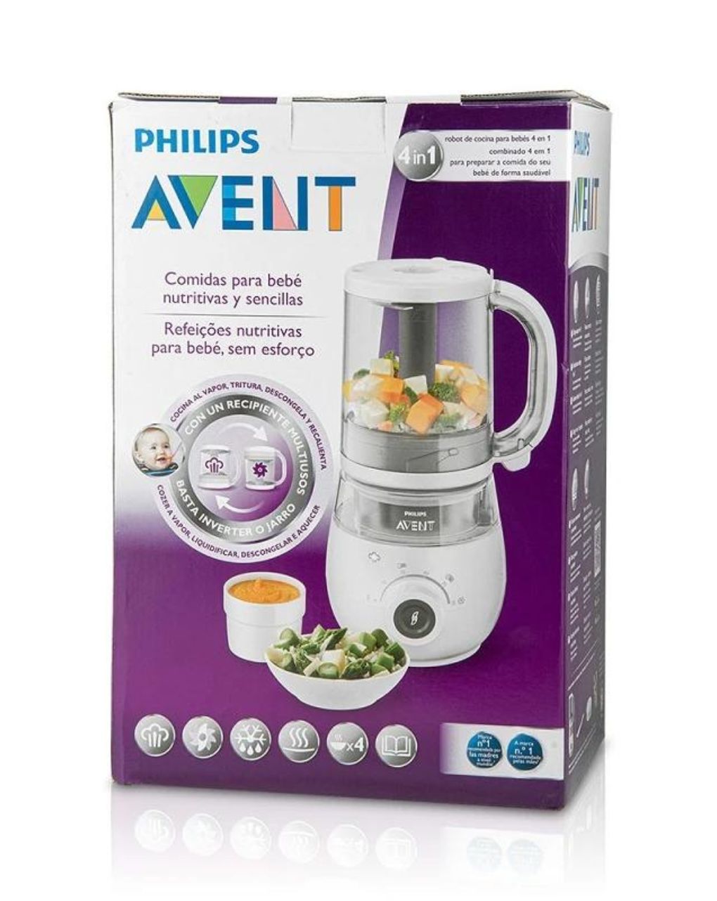 Philips avent παρασκευαστής βρεφικής τροφής 4 σε 1 scf883/01 - Philips Avent