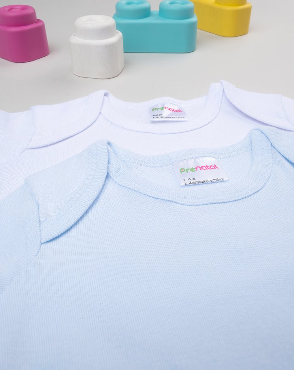 βρεφικά κορμάκια κοντομάνικα πακέτο x2 τμχ για αγόρι - Prénatal