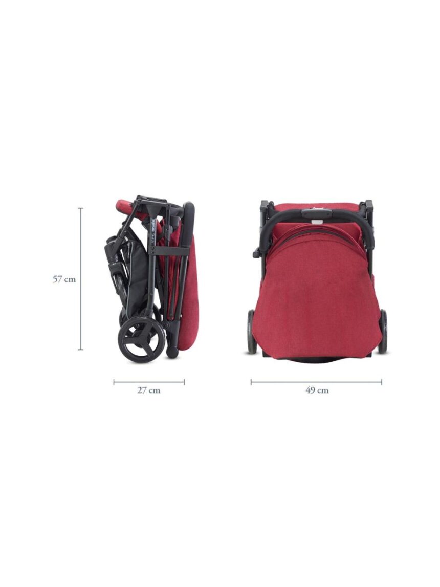 Inglesina ελαφρύ καρότσι περιπάτου sketch nero red - Inglesina