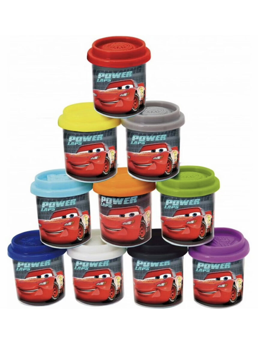 As company πλαστελίνη σακοιυλάκι με 10 βαζάκια και καπάκια καλουπάκια 280gr για 3+ χρονών 1045-03559 - AS Company