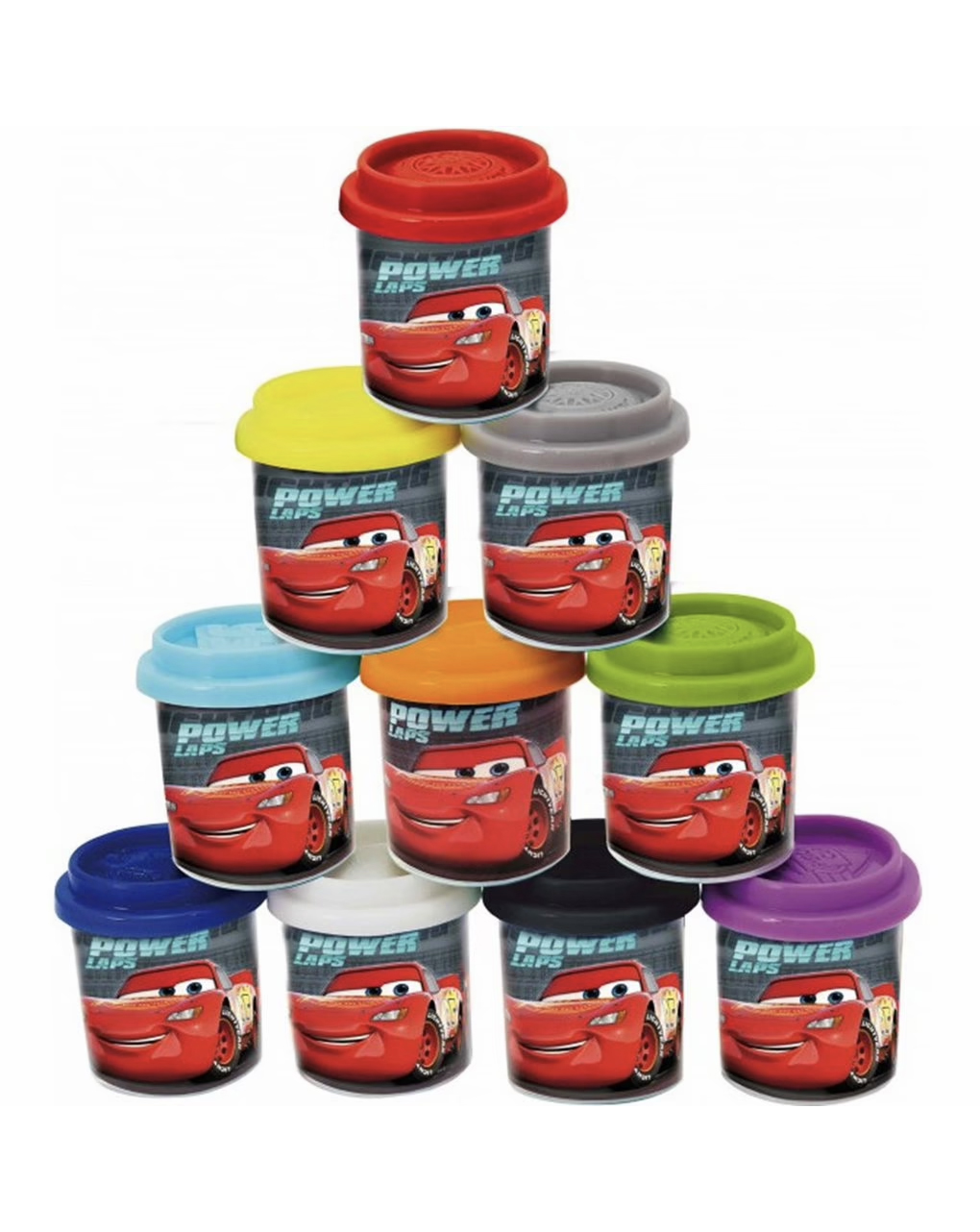 As company πλαστελίνη σακοιυλάκι με 10 βαζάκια και καπάκια καλουπάκια 280gr για 3+ χρονών 1045-03559 - AS Company